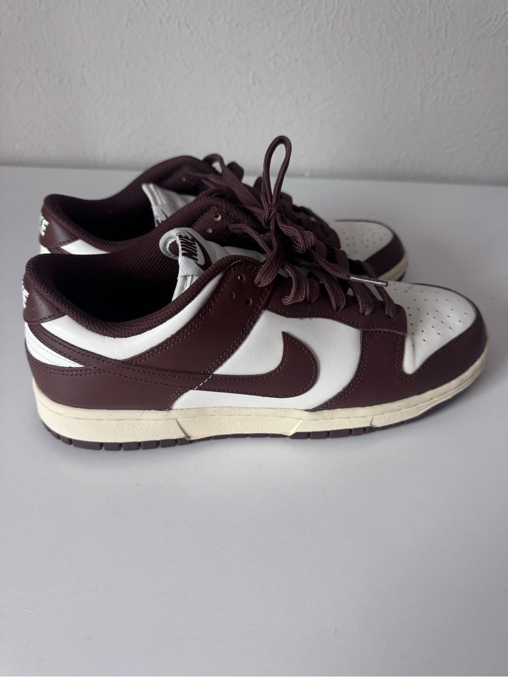 Nike Men’s Dunk Low — Brown & White